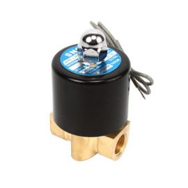 SNS 2W025-N08/DC12V 1/4"NPT Brass Electric Solenoid Valve Normally Closed Water, Air, Diesel