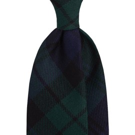Mannergram Blackwatch Tartan Check Tie