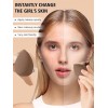 Juego De 50 Borlas De Maquillaje En Polvo De Doble