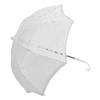 Lace Wedding Umbrella Romantic Embroidery Flower Bridal Umbrella Ergonomic Handle