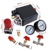 Dent-de-lion Air Compressor Pressure Switch Black Valve with Control 90-120