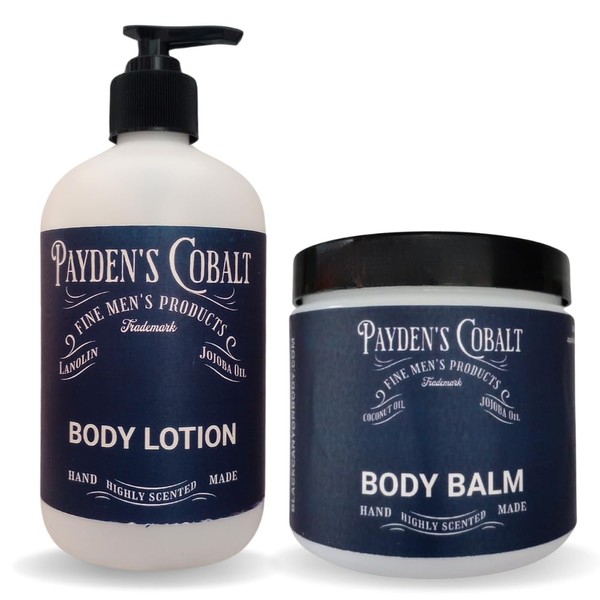 Payden's Cobalt Currant & Oakmoss For Men Scented Body Lotion