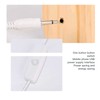 3D Night Lamp Bone Paw Print Pattern Hollow Design Wooden