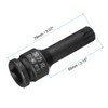 sourcing map 1/2" Drive x M15(15mm) Impact Triple Square Spline