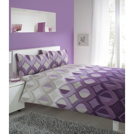 Mason Gray Dreams 'n' Drapes Sansa Single Quilt Set, Aubergine