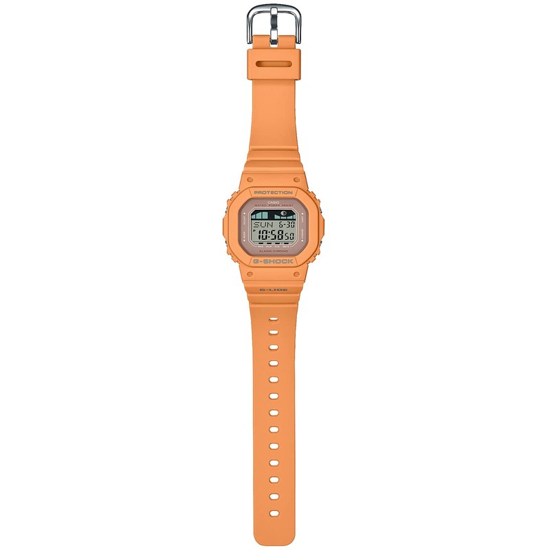 Casio G-LIDE GLX-5600 Series Wristwatch, Orange (mid-size model), Retro