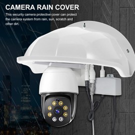 Cubierta Universal para Cámara De Protección contra La Lluvia Y El Sol: Cubierta Protectora para Cámara De Seguridad para Cámaras Domo Y De Anillo para Exteriores