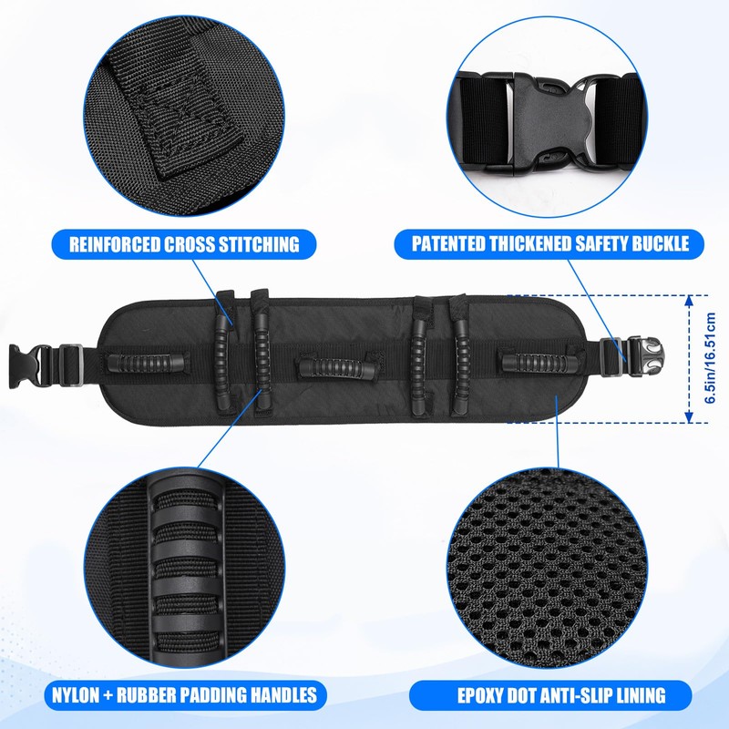 N1NZDYY Gait Belt for Seniors, Transfer Belt with Padded Handle