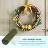 sourcing map 10 Inch Glitter Poly Burlap Mesh for Wreath,
