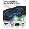 MOXTOYU Sleep Headphones Bluetooth Eye Mask for Side Sleepers