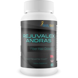 Rejuvalex - Andras Fiber - Hair Growth - Support Natural Hair Growth - with Vitamin B3 (Niacin) and a Powerful Proprietary Hair Blend. Help Prevent Hair Loss and Support Natural Hair Regrowth
