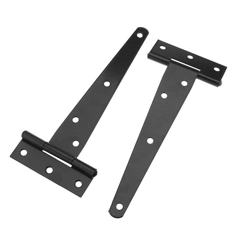YINETTECH T-Strap T-Strap 5" Heavy Duty Shed Hinge Set for