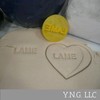 LAME CANDY HEART COOKIE STAMP EMBOSSER MADE IN USA PR5486