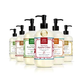 Life Is Pure Liquid Hand Soap, Seasonal Scents Variety Pack, Natural & Sustainable, 12.5 fl oz - Pack of 6