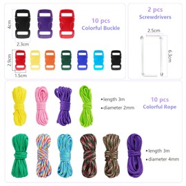 Paracord Jig Bracelet Maker Paracord Bracelet Set Paracord Set Bracelet Knotting Paracord Bracelet Dog Collar DIY Wristband Making Kit with Parachute Cord Paracord Clasps