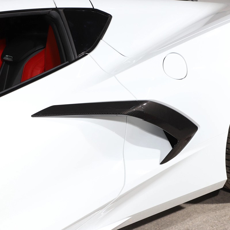 MODY 4PCS ABS Carbon Fiber Door Handle Trim Cover For