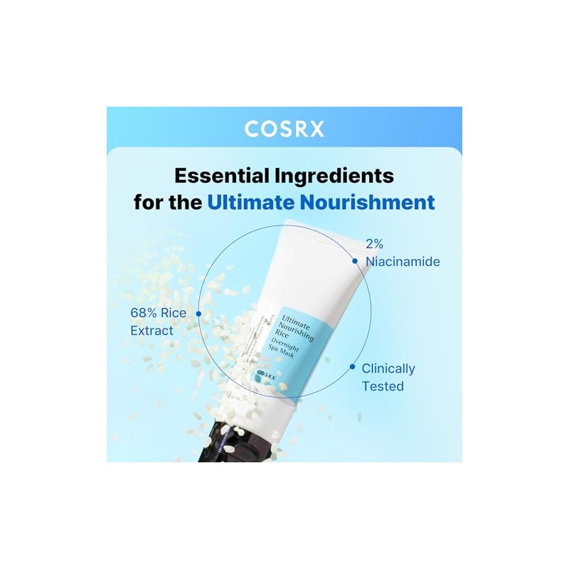 [Cosrx] Ultimate Nourishing Rice Overnight Spa Mask 60g NEW 2017