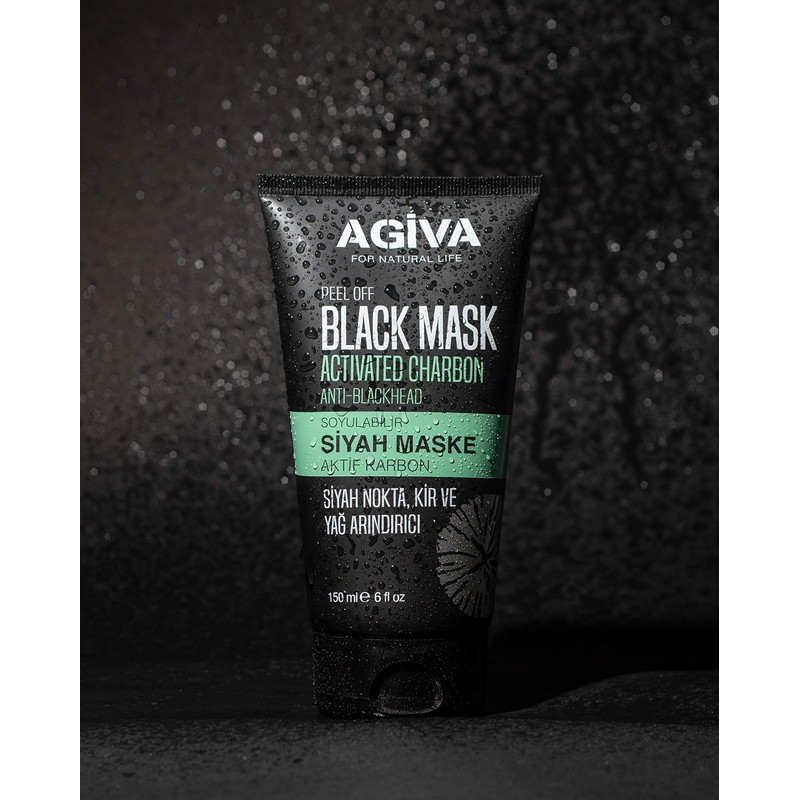 Agiva Peel Off Black Mask Activated Charbon Anti-blackhead 150 Ml