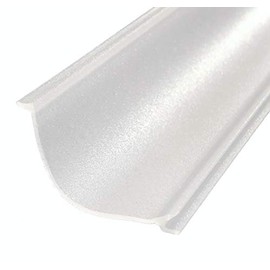 Beam Lighting Under Cabinet Light Cover Replacement | White Ribbed Acrylic Diffuser (UCEL Linkable, 48")