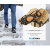 ICETRAX Pro Tungsten Grip Winter Ice Cleats for Shoes and