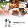 20PCS Stainless Steel Silverware Set Mirror-Polished Cutlery Flatware Set 4