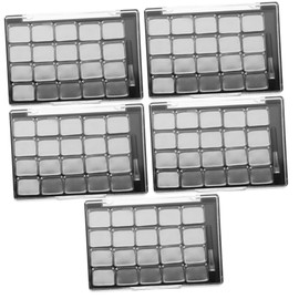 Minkissy 5 Sets Quality Eyeshadow Palette Makeup Tray with Sturdy Pans for Personal Salon Use