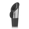 Innovine Wine Pourer and Stopper, Drip-Free Stainless Steel and Silicone