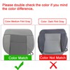 NLQR Front Driver Side Bottom Replacement Perforated Cloth Seat Cover