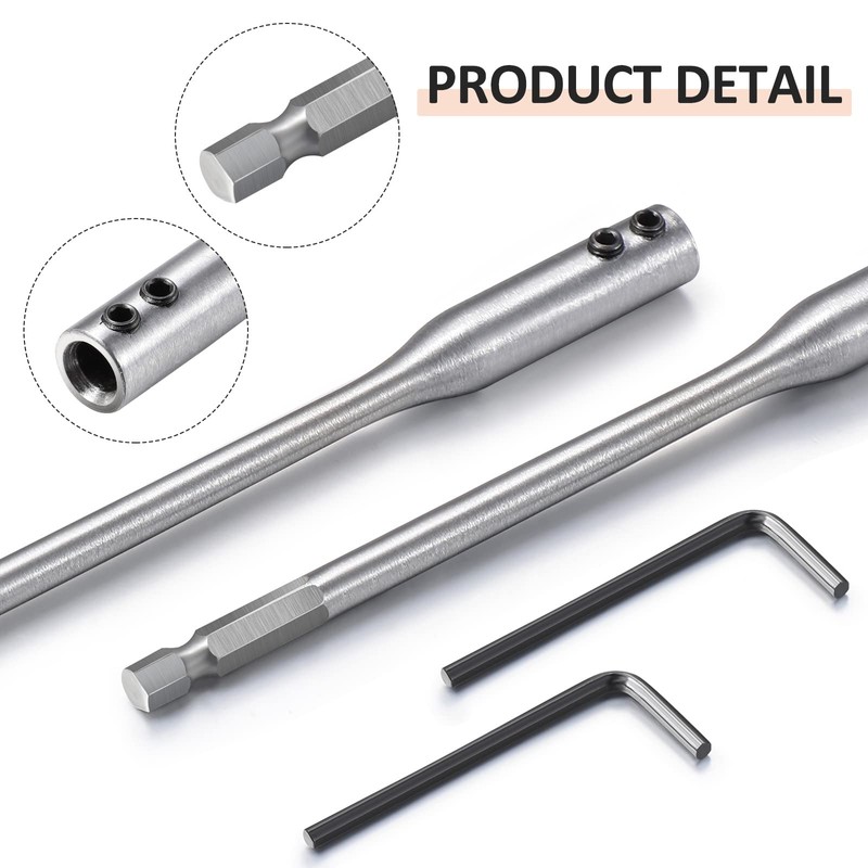 Drill Bit Extension 6, 12 Inch High Carbon Steel Drill