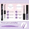 Kit Extensiones De Pestañas, 10-18mm Set De 4 Cajas