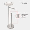 Toilet Paper Holder Stand with Phone Shelf, Freestanding TP Holder,