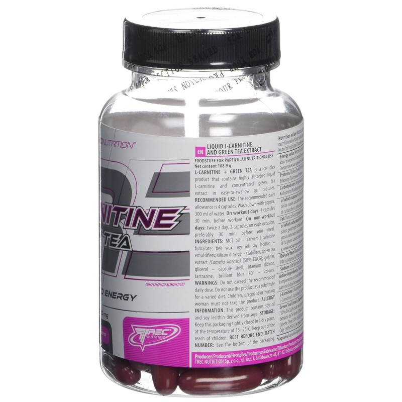 Trec Nutrition L-Carnitin + Green Tea 90 Kapseln