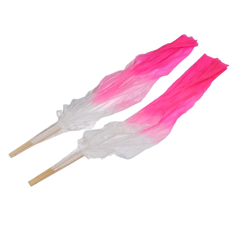 1 Pair Long Dance Fan Soft Beautiful Classical Dancing Fan