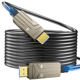 Soonsoonic Cable Hdmi de Fibra ?ptica 30m,HDMI 2.0 18Gbps 4K@60Hz