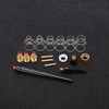 Welding Torch Accessories Kit Glass Cup Nozzle Tungsten Clamp Kit