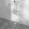 EBYTE Square Shower Drain, 6 Inch Brushed Nickel 304 Stainless