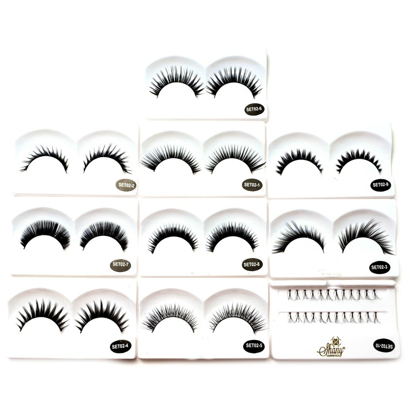 SHANY Eyelash extend - set of 10 assorted reusable eyelashes