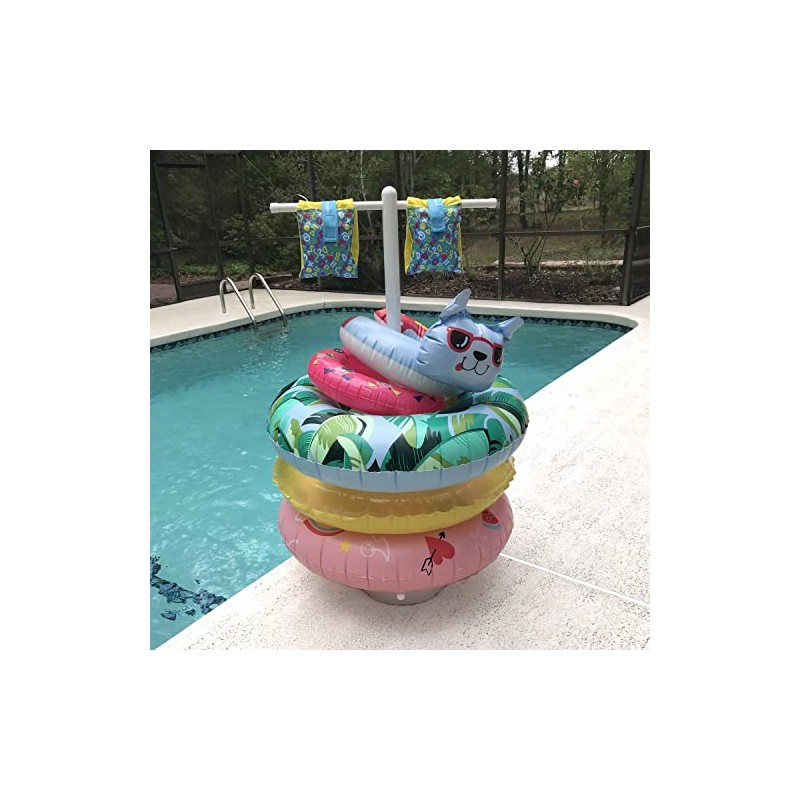 Pool Float Storage Rack for Organizing Your Inner Tubes Made