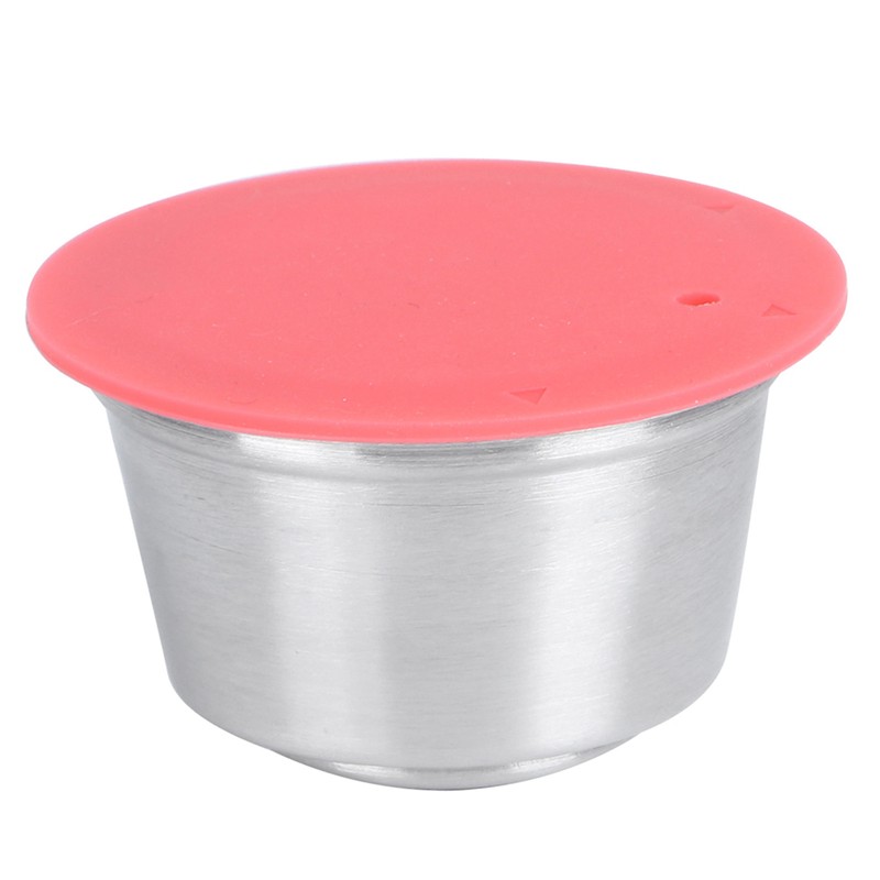 Stainless Steel Reusable Refillable Coffee Capsule Cup Fit for Dolce