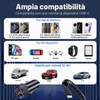 Adattatore per accendisigari USB C, 3,4 A, rapido da auto
