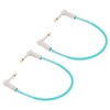 2PCS 12 Inch Guitar Jumper 1/4 Inch Plug Guitar Effect