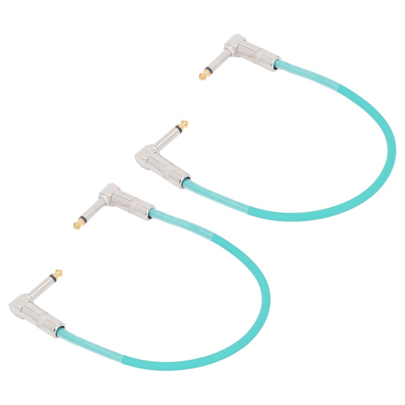 2PCS 12 Inch Guitar Jumper 1/4 Inch Plug Guitar Effect