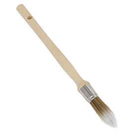 Sealey Round Sash Brush 15mm, Wood, Brown, L