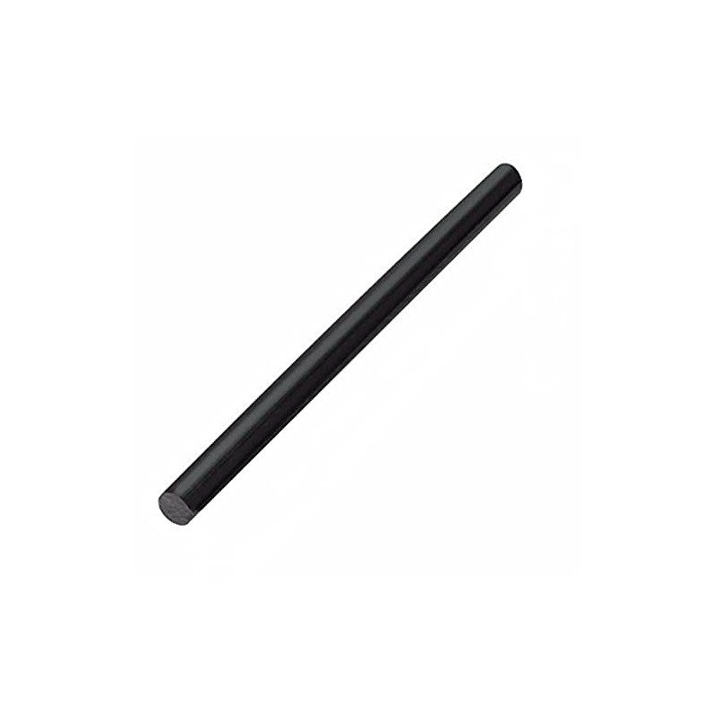 EsportsMJJ 10mm Diameter 200mm Black Acetal Round Bar Plastic Rod