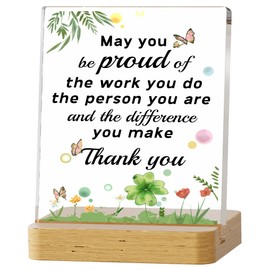 Thank You Gifts for Women Social Worker Appreciation Gifts Coworker Gift Ideas Coworker Appreciation Gifts May you be Proud of the Work You do Gratitude Gifts for Coworkers Gifts for Teachers Plaque