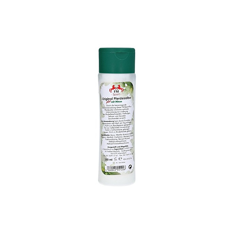 Horse Ointment FM Sport Plus Mint 250 ml