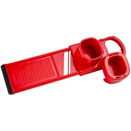 Hutzler 718 Garlic Slicer and Shredder, Red