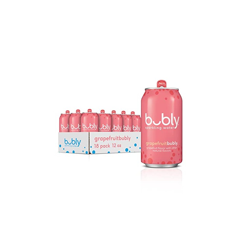 Bubly Sparkling Water, cans for good pack, 12 Fl Oz