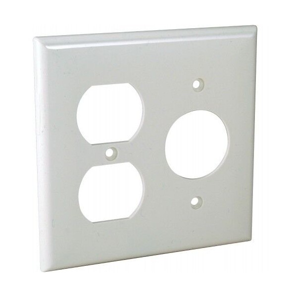 Orbit OP87-I 2-Gang Wall Plate Duplex SR IVORY (Qty of