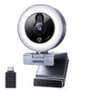 UGREEN Webcam 2K 30FPS con Luz LED 4 Niveles Fijo
